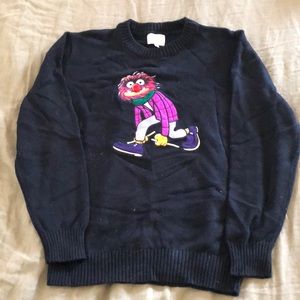OPENING CEREMONY X MUPPETS ANIMAL SWEATER MENS SIZE S - would fit Women’s M